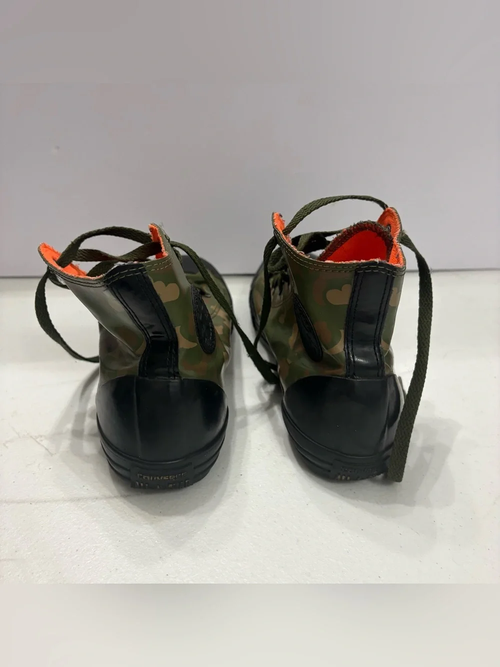 Converse Chuck Taylor All Star Rubber Hi sneakers Green Camouflage Junior 5